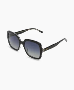 Dames Komono Zonnebrillen*Zonnebril Miley Black Clear White Gold Goud