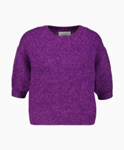 Dames Lisa Yang Truien*Pullover Junie Paars
