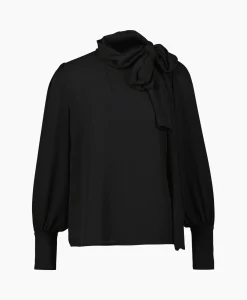 Dames Liu Jo Blouses*Blouse Ecs Tunica C/Fiocco Zwart