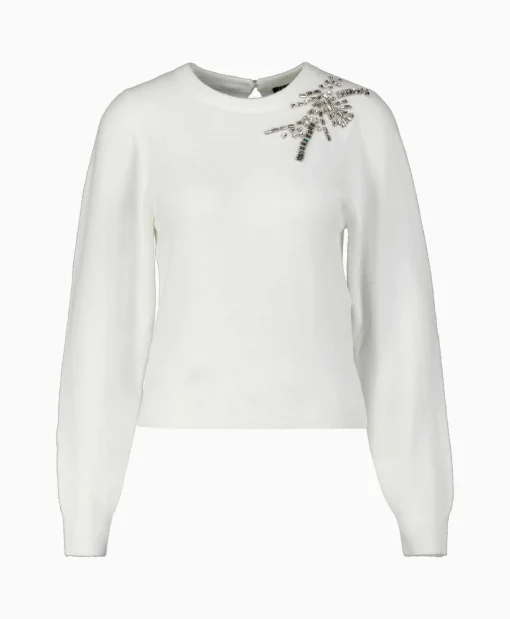 Dames Liu Jo Truien*Blouse Sweater Wit