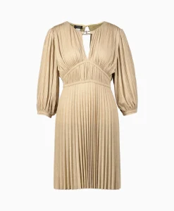 Dames Liu Jo Jurken*Midi Jurk Abito C/Intarsio Goud