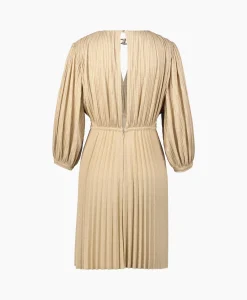 Dames Liu Jo Jurken*Midi Jurk Abito C/Intarsio Goud