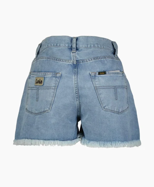 Dames Lois Broeken*Korte Broek Sandra Licht Blauw