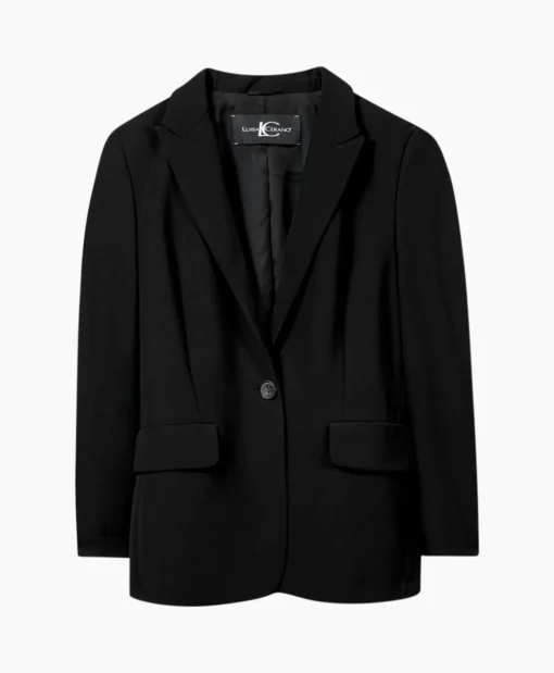 Dames Luisa Cerano Blazers*Blazer 498010/3417-0 Zwart Dessin