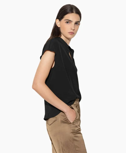Dames Luisa Cerano Blouses*Blouse 298461/3597-0 Zwart Dessin