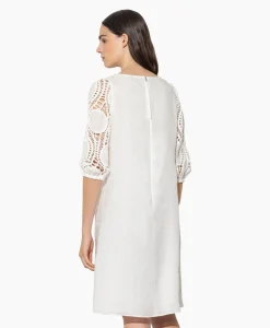 Dames Luisa Cerano Jurken*Jurk 798504/3500-0 Off White