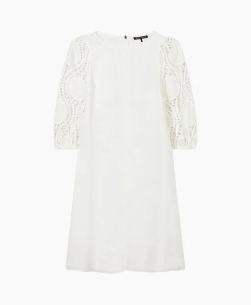 Dames Luisa Cerano Jurken*Jurk 798504/3500-0 Off White