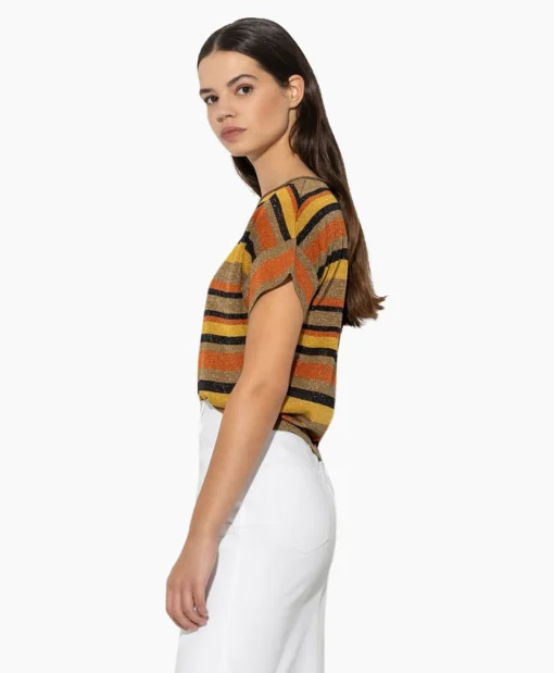 Dames Luisa Cerano T-Shirts & Tops*Pullover 198502/5234-0 Bruin