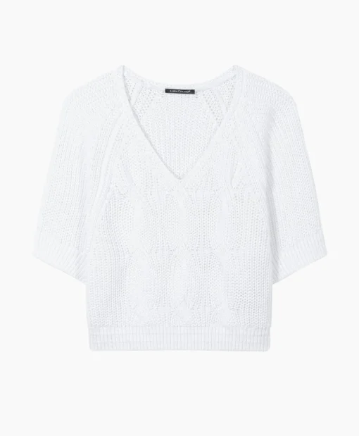 Dames Luisa Cerano T-Shirts & Tops*Pullover 198409/5856-0 Wit