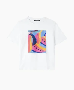 Dames Luisa Cerano T-Shirts & Tops*T-Shirt 398157/7799-0 Wit