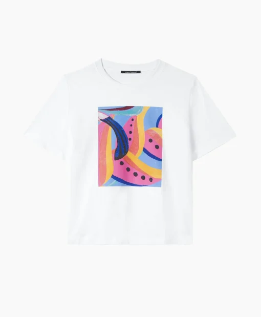 Dames Luisa Cerano T-Shirts & Tops*T-Shirt 398157/7799-0 Wit