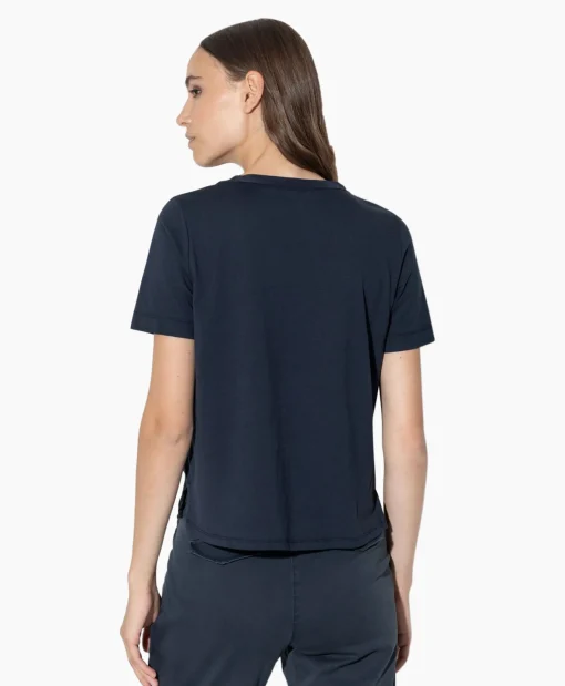 Dames Luisa Cerano T-Shirts & Tops*T-Shirt Korte Mouw 398117/7600-0 Donker Blauw