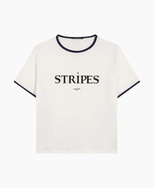 Dames Luisa Cerano T-Shirts & Tops*T-Shirt Korte Mouw 398144/7799-0 Off White