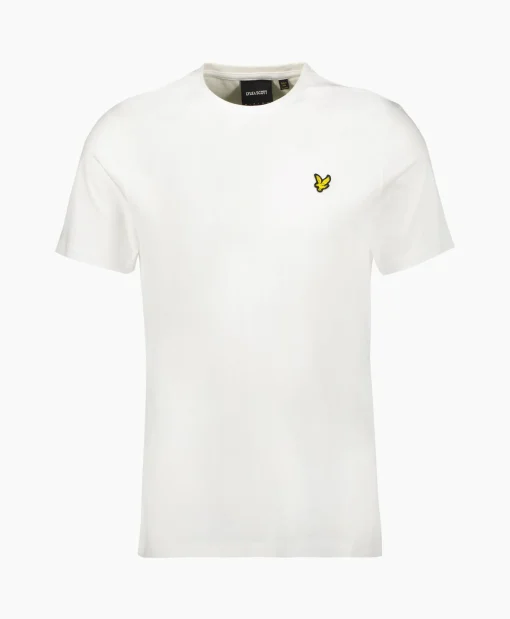 Heren Lyle&scott T-Shirts*Lyle&Scott Lyle&Scott T-Shirt Korte Mouw Ts400Vog Wit