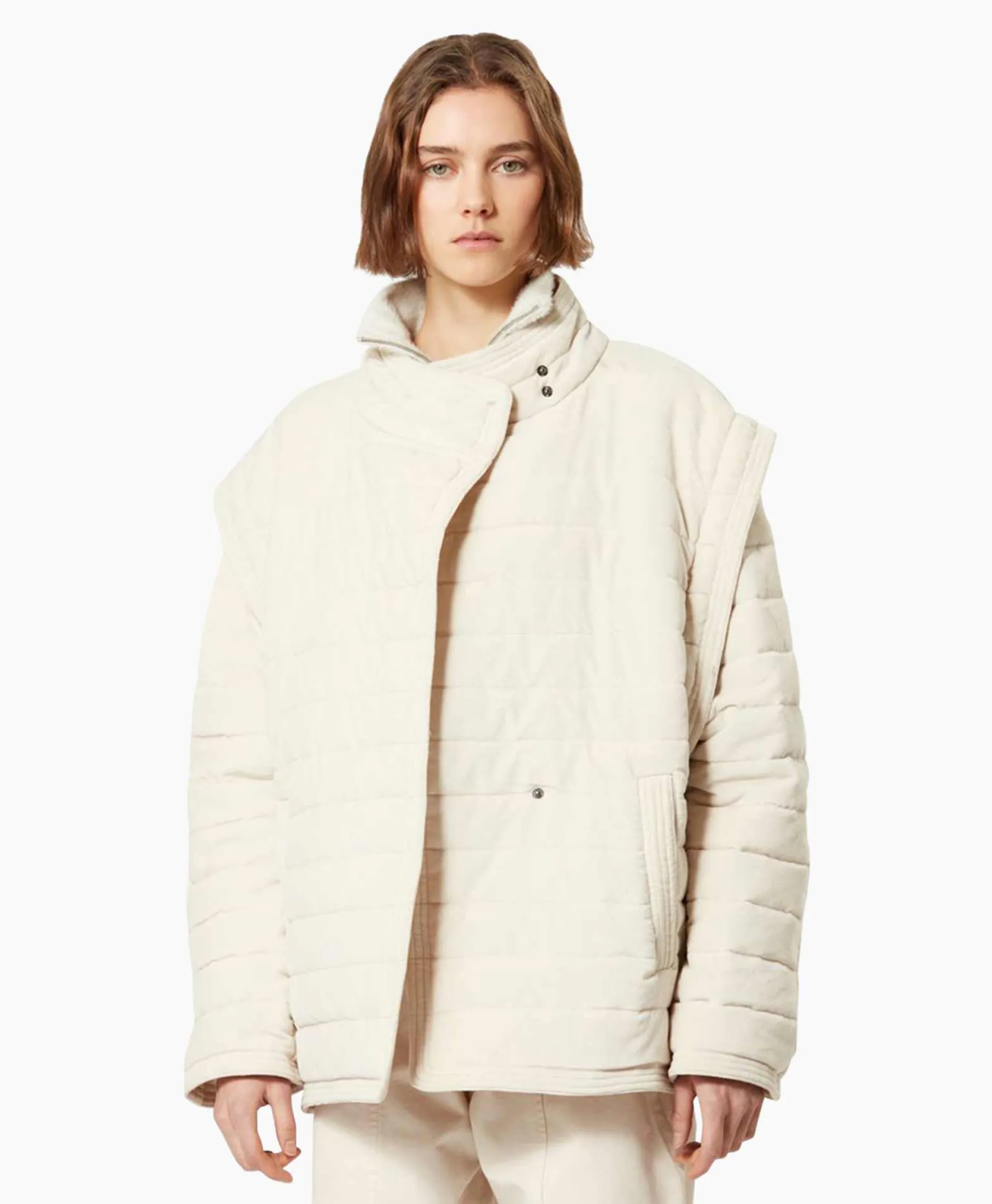 Dames Marant Étoile Jassen*Marant Etoile Jas Areta-Ga Ecru