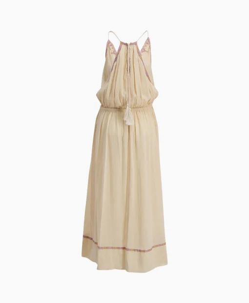 Dames Marant Étoile Jurken*Marant Etoile Midi Jurk Siana-Ge Beige