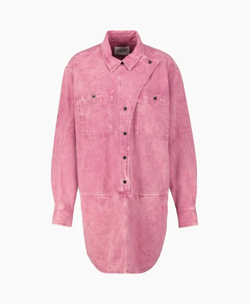Dames Marant Étoile Jurken*Marant Etoile Mini Jurk Ilaya-Gc Pink