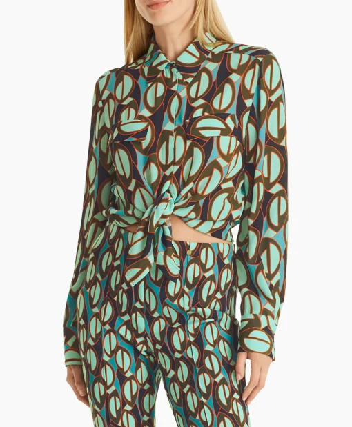 Dames Marccain Collectie Blouses*Blouse Wc 51.04 W04 Groen