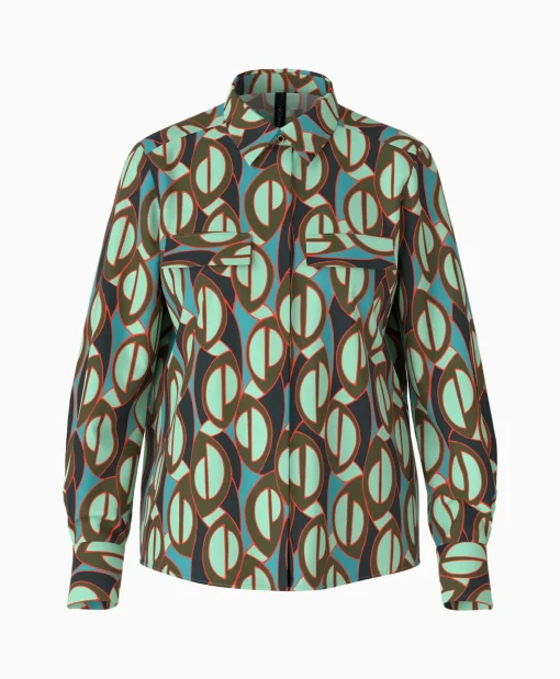 Dames Marccain Collectie Blouses*Blouse Wc 51.04 W04 Groen