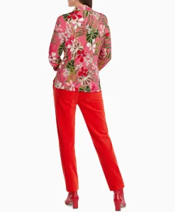 Dames Marccain Collectie Blouses*Blouse Vc 51.42 J28 Licht Rood