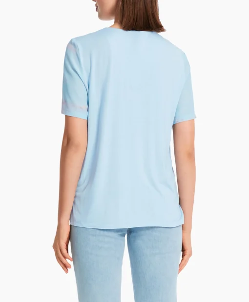 Dames Marccain Collectie Blouses*Blouse Wc 55.07 J08 Licht Blauw