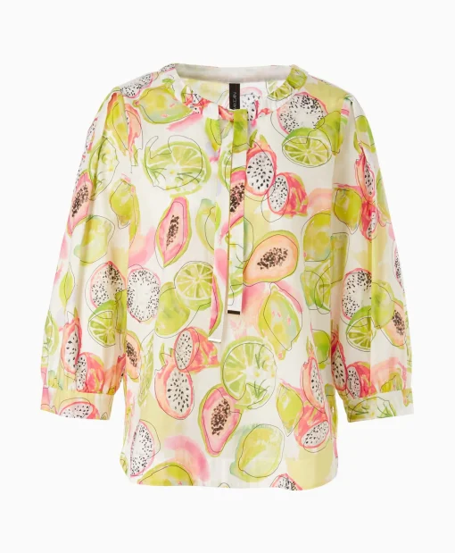 Dames Marccain Collectie Blouses*Blouse Wc 51.26 W27 Midden Geel