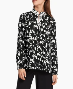 Dames Marccain Collectie Blouses*Blouse Wc 51.16 W13 Zwart