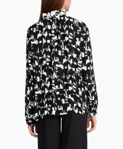 Dames Marccain Collectie Blouses*Blouse Wc 51.16 W13 Zwart