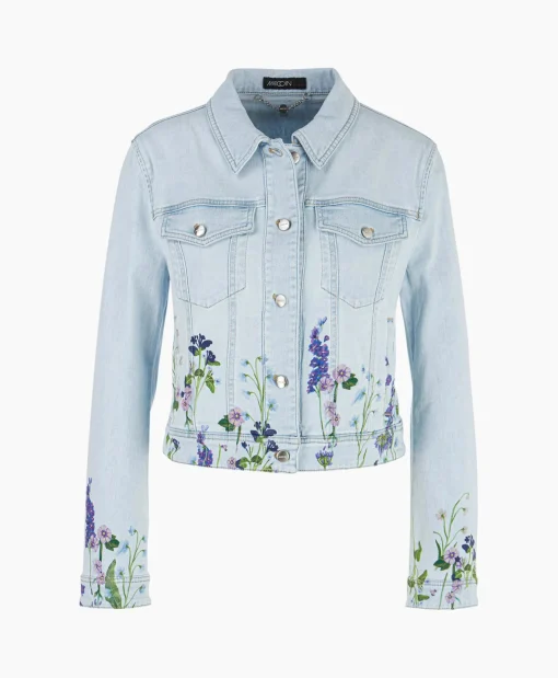 Dames Marccain Collectie Jassen*Jack Wc 31.02 D04 Licht Blauw