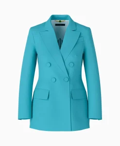 Dames Marccain Collectie Blazers*Jasje Wc 34.15 W22 Turquoise