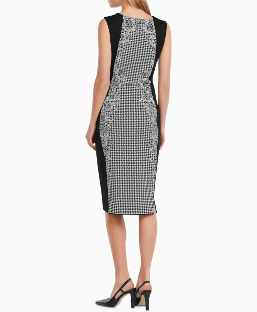 Dames Marccain Collectie Bruiloftskleding*Jurk Vc 21.36 M66 Print + 2 Kleurig