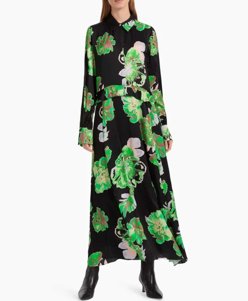Dames Marccain Collectie Bruiloftskleding*Jurk Vc 21.20 W45 Zwart