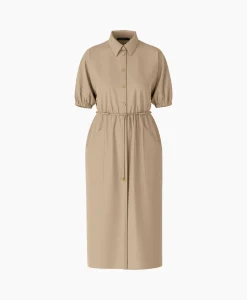 Dames Marccain Collectie Bruiloftskleding*Jurk Wc 21.48 W47 Beige