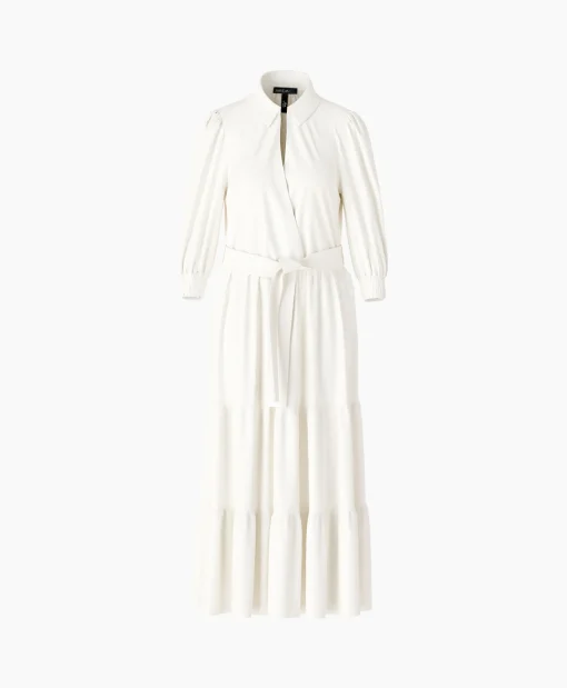 Dames Marccain Collectie Bruiloftskleding*Jurk Wc 21.56 W35 Off White