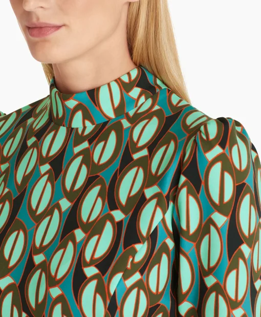 Dames Marccain Collectie Bruiloftskleding*Jurk Wc 21.04 J01 Groen