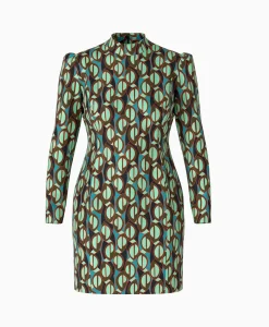 Dames Marccain Collectie Bruiloftskleding*Jurk Wc 21.04 J01 Groen