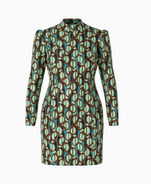 Dames Marccain Collectie Bruiloftskleding*Jurk Wc 21.04 J01 Groen