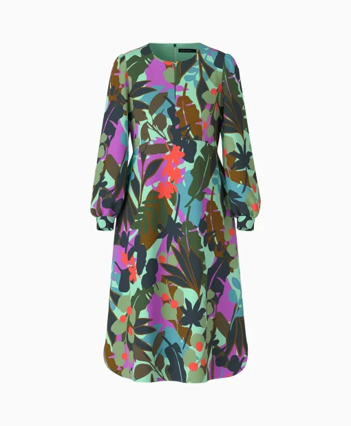 Dames Marccain Collectie Bruiloftskleding*Jurk Wc 21.06 W02 Groen