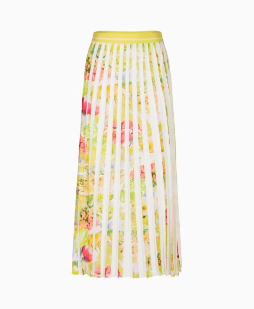 Dames Marccain Collectie Bruiloftskleding*Rok Wc 71.11 W36 Midden Geel