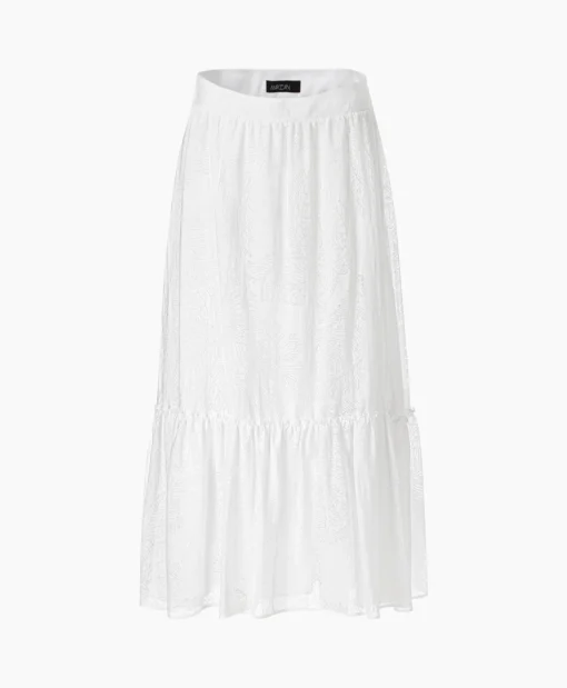 Dames Marccain Collectie Rokken*Rok Wc 71.25 W77 Wit