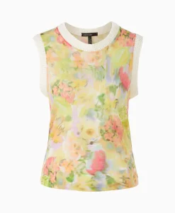 Dames Marccain Collectie T-Shirts & Tops*Top Wc 61.09 M34 Midden Geel