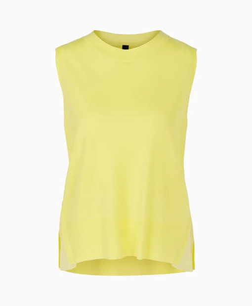 Dames Marccain Collectie T-Shirts & Tops*Top Wc 61.05 M73 Midden Geel