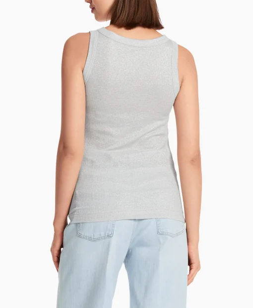 Dames Marccain Collectie T-Shirts & Tops*Top Wc 61.17 J37 Zilver