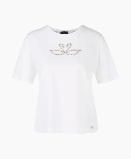 Dames Marccain Collectie T-Shirts & Tops*T-Shirt Wc 48.06 J29 Wit