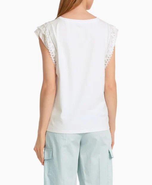 Dames Marccain Collectie T-Shirts & Tops*T-Shirt Wc 48.44 J14 Wit