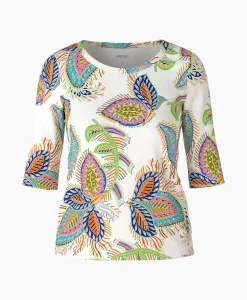 Dames Marccain Collectie T-Shirts & Tops*T-Shirt Wc 48.66 J47 Off White