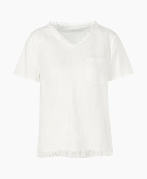 Dames Marccain Collectie T-Shirts & Tops*T-Shirt Wc 48.41 J79 Off White