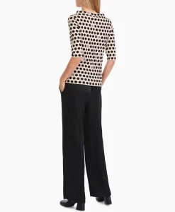Dames Marccain Collectie T-Shirts & Tops*T-Shirt Vc 48.45 J08 Zwart
