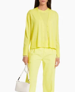 Dames Marccain Collectie Vesten*Vest Wc 39.10 M73 Midden Geel