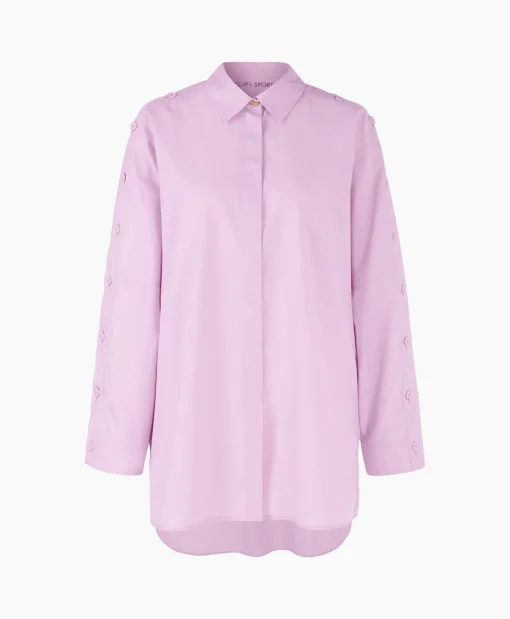 Dames Marccain Sport Blouses*Blouse Ws 51.14 W80 Roze